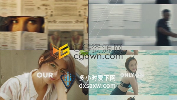 旅游城市广告宣传运动时尚快节奏动感开场Vlog介绍视频制作-AE模板下载