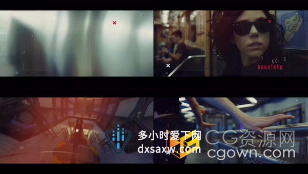 商业广告成功企业视频商务演示城市时尚街头风格励志电影幻灯片-AE模板