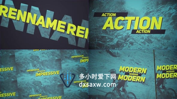 山地自行车比赛极限运动体育赛事介绍宣传电视节目广播包装设计-AE模板下载