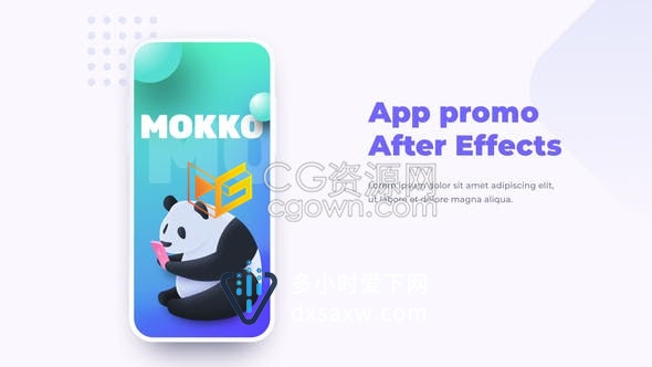 APP应用程序促销模拟手机移动设备演示包装动画模板-AE模板下载