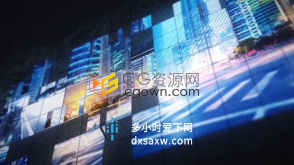 4K分辨率LED屏幕显示电影片头公司介绍品牌广告开幕节目视频-AE模板下载