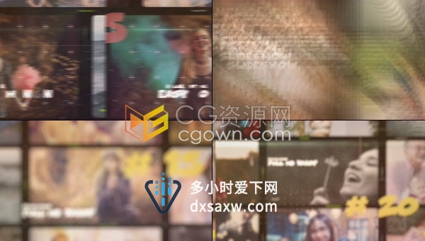家庭照片幸福时刻幻灯片甜蜜回忆浪漫爱情婚礼照片动画视频相册-AE模板下载