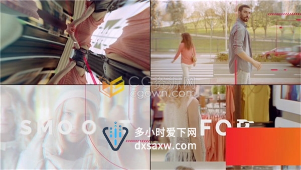 Vlog宣传片时尚模特街拍花絮介绍视频动感节奏效果片头制作-AE模板下载