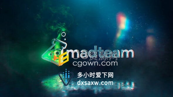 AE模板下载金属光泽质感反光三维LOGO标志片头动画视频制作