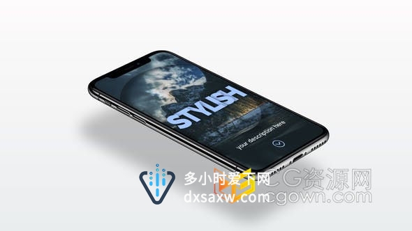 垂直版时尚INS风格图文宣传手机小视频广告动态海报展示-AE模板