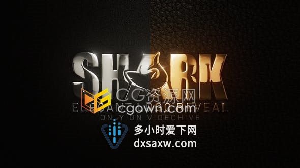AE模板下载优雅光泽金色豪华大气LOGO动画演绎视频片头制作工程文件