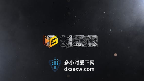 史诗震撼大气烟雾粒子电影预告片金属感标题片宣传片-AE模板