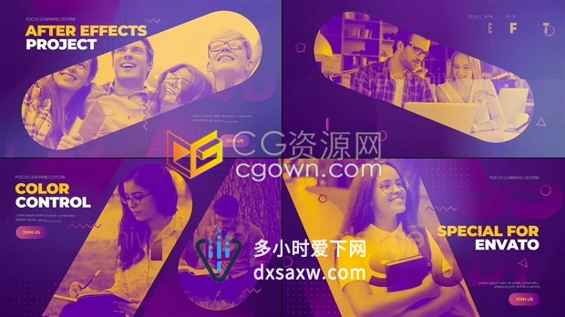 PR预设/AE模板-教育培训机构大学生创业学校宣传公司推广视频制作