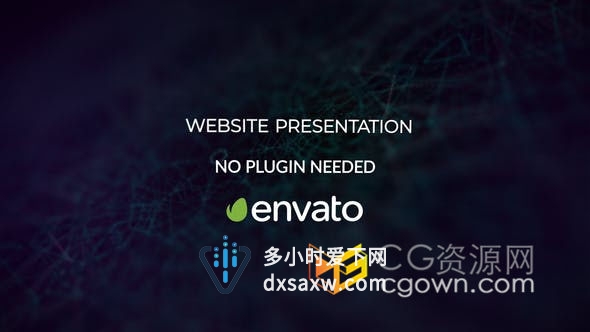 互联网营销网页设计网站页面介绍展示AE模板