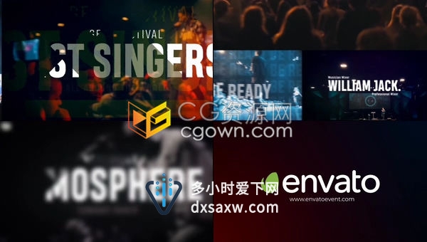 商务会议项目宣传音乐活动预告演讲介绍幻灯片-AE模板下载