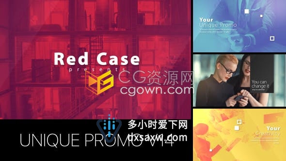 商业宣传活动促销公司简介活动会议推广业务演示实用系列AE模板V14
