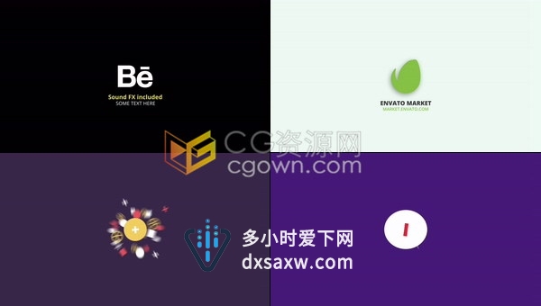 制作简单图形动画效果公司或媒体平台LOGO演绎视频片头