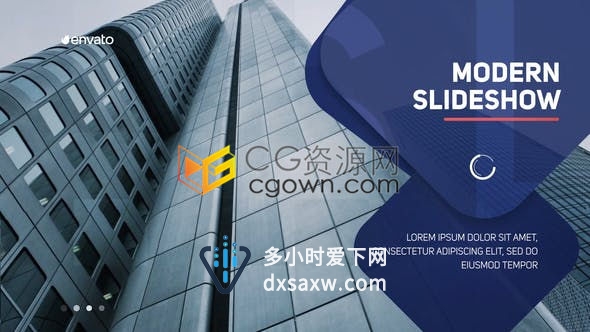 流畅图形切换商务演示现代公司品牌宣传展示商业宣传片-AE模板下载