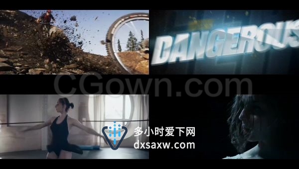 体育运动宣传片足球篮球体育频道广播电视节目包装预告-AE模板