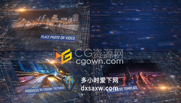 数字企业演示模板现代化信息工程技术业务展示宣传片-AE模板下载