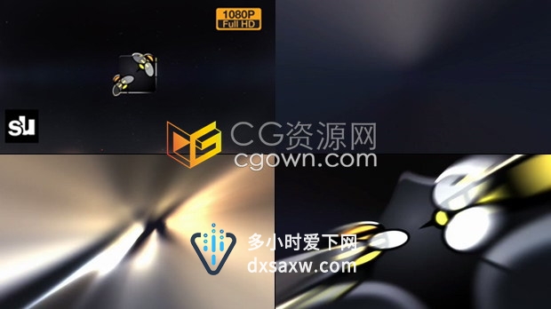 冲击波揭示品牌电影标志激烈爆炸粉碎粒子片头动画-AE模板下载