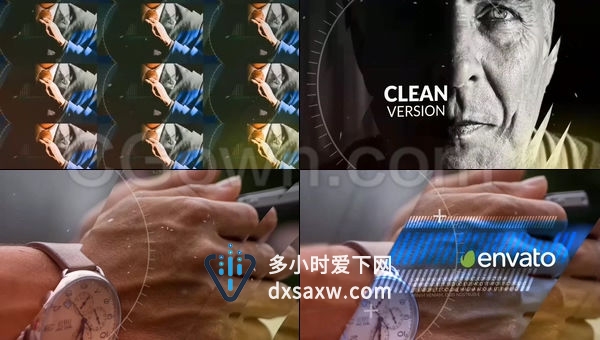 现代简单产品推广商业信息宣传视频开场-AE模板下载