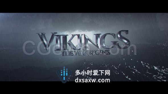 闪电风暴史诗暗涛汹涌紧张氛围标题预告片头-AE模板下载