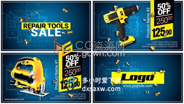 新产品宣传特价促销在线商店快速推广视频广告-AE模板下载