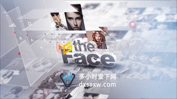 现代明亮3D文字图片动画宣传视频片头LOGO企业介绍推广效果-AE模板下载