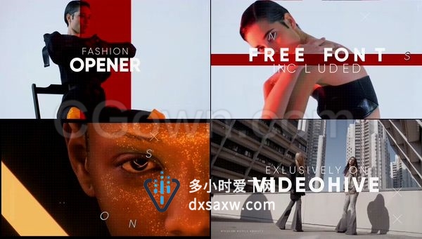 时尚运动开场白音乐开场旅游品牌促销演示宣传片-AE模板下载