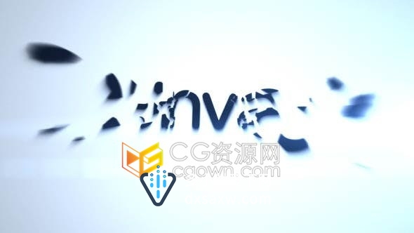 AE模板碎片汇聚形成LOGO动画明亮效果视频片头