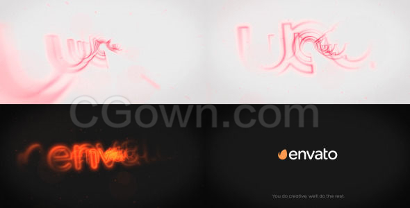 轮廓显示LOGO演绎时尚快速冲击简洁平滑标志动画-AE模板下载