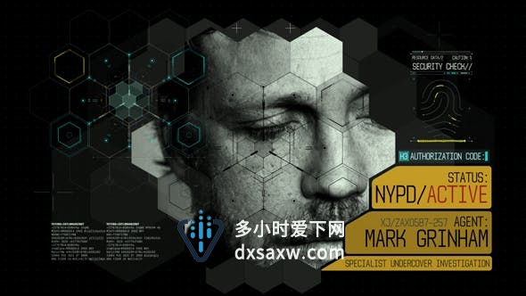 卧底犯罪惊悚片戏剧模板动作电影神秘间谍悬疑惊悚预告片-AE模板下载