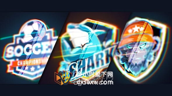 AE模板-Zoom Logo Reveal彩色徽标动画视频片头