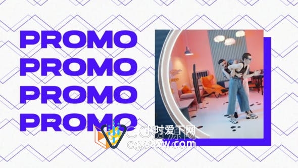 AE模板-诙谐趣味性新潮流行趋势动态介绍时尚事件宣传片头