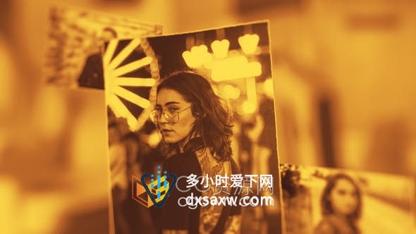 AE模板-定格动画摄影相框展示照片效果Motion Photography Frames