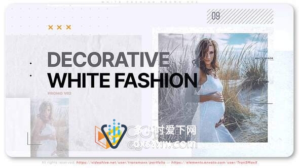 AE模板-动态排版设计视频时尚杂志服装配饰品牌介绍宣传
