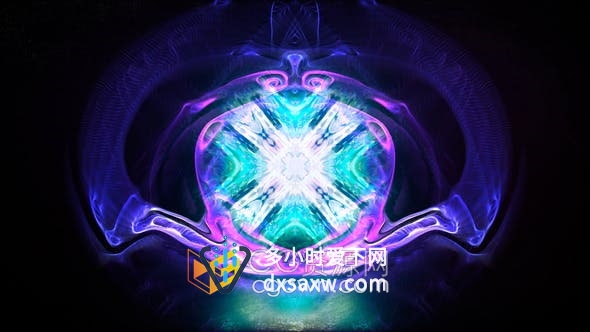 AE模板-发光故障特效标志视频片头动画制作