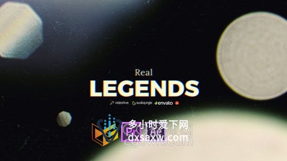 历史纪念回忆老电影告别开幕相册幻灯片光斑动画展示照片视频-AE与PR模板