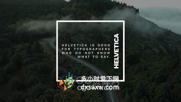 AE创建12组文字标题视频字幕动画模板