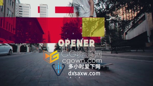 现代嘻哈流行文化街头风情创意时尚广告体育音乐活动开场-AE模板