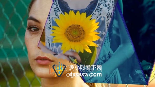 AE模板-擦除笔刷显示照片动画制作视频片头或相册视频