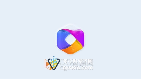 AE模板-水波浪图形气泡动画LOGO品牌视频片头