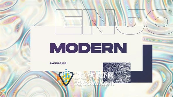 AE模板-时尚旅行视频博客vlog介绍宣传片头短片Modern Urban Intro