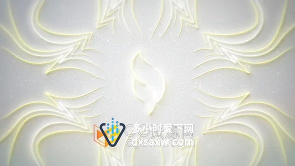 AE模板-发光线条3D LOGO动画片头视频制作