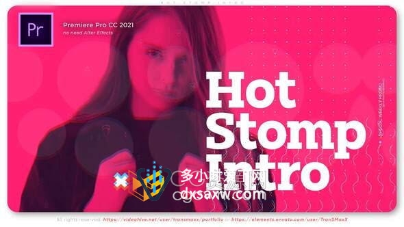 AE模板-跺脚风格快速节奏感体育赛事演示购物狂欢节音乐派对宣传片头