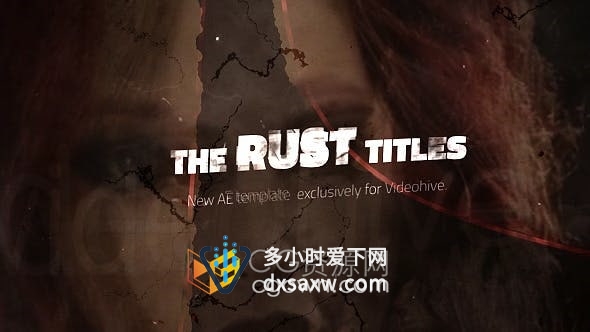 AE模板-粉碎阴影黑暗万圣节风格电影预告片视频制作