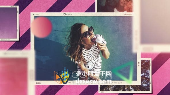 AE模板-动态照片幻灯片动画视频相册制作Dynamic Slideshow