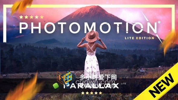 Photomotion – Parallax 照片图片转三维动画视觉效果工程-AE模板