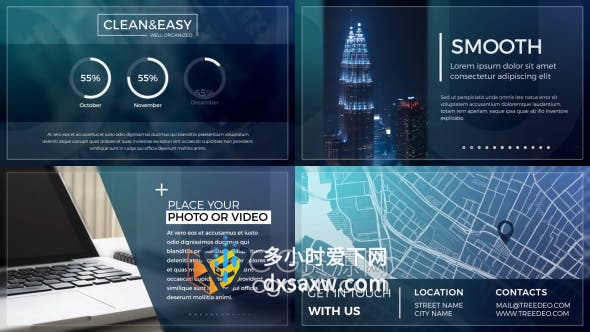 AE模板-非常实用专业适合各种企业宣传片视频演示
