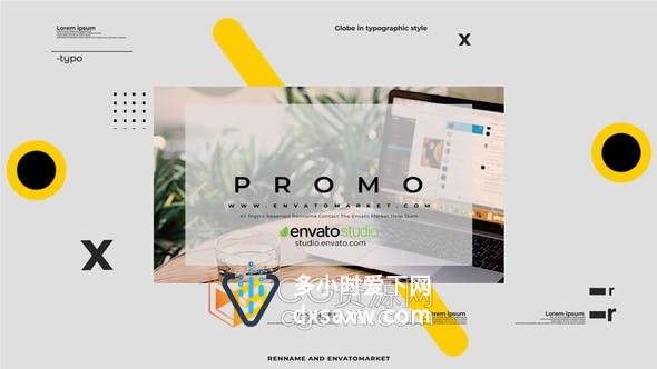 AE模板-产品推广数字动态设计品牌广告代理视频动画
