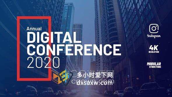 Event Promo讲习班活动推广公司商业数字会议演讲研讨会视频-AE模板