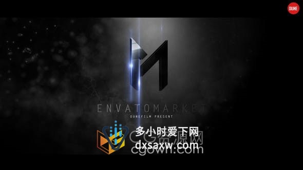 3D标志LOGO光效粒子动画视频片头效果制作工程-AE模板
