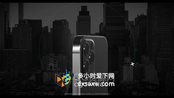AE模板-iPhone13应用演示APP介绍宣传动画视频