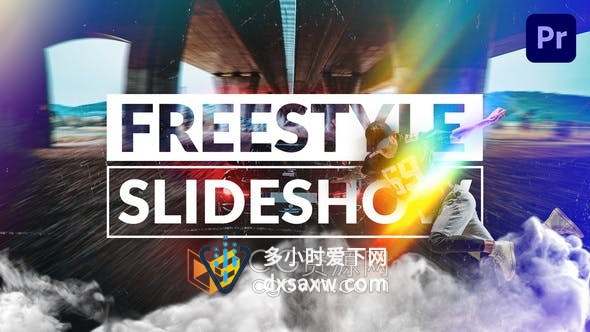 适用于商业品牌时尚音乐旅行活动视频宣传片效果制作-AE与PR模板